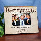 Personalized Retirement Printed Frame